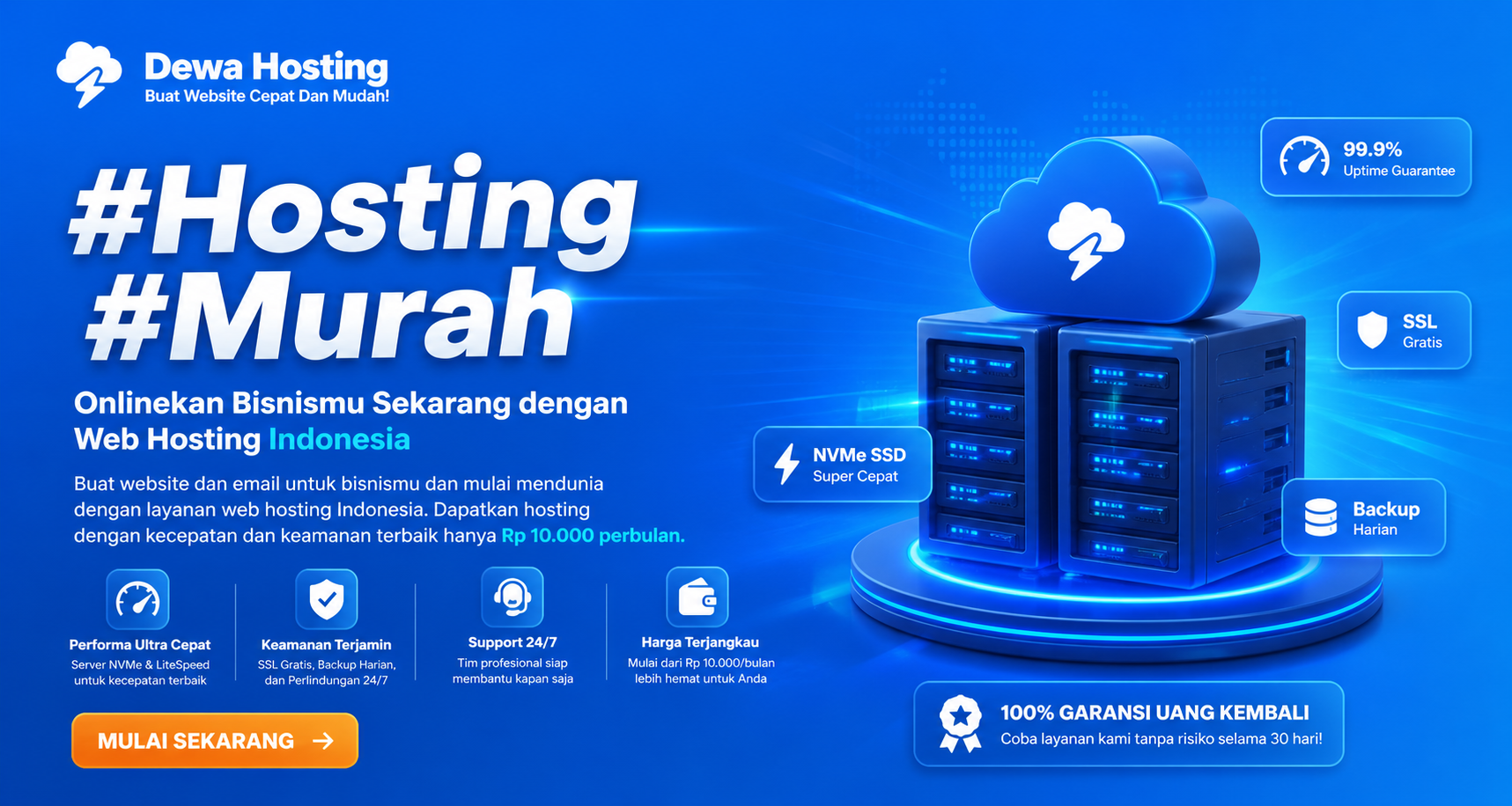Cara Menghubungkan Domain Dewa Hosting ke Blogger Menggunakan Cloudflare